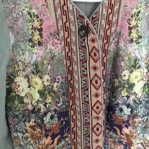 Sundance duster jacket boho floral, western,